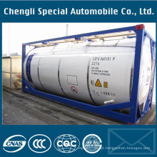 Recipiente químico 20FT do tanque do equipamento de transporte do aço carbono